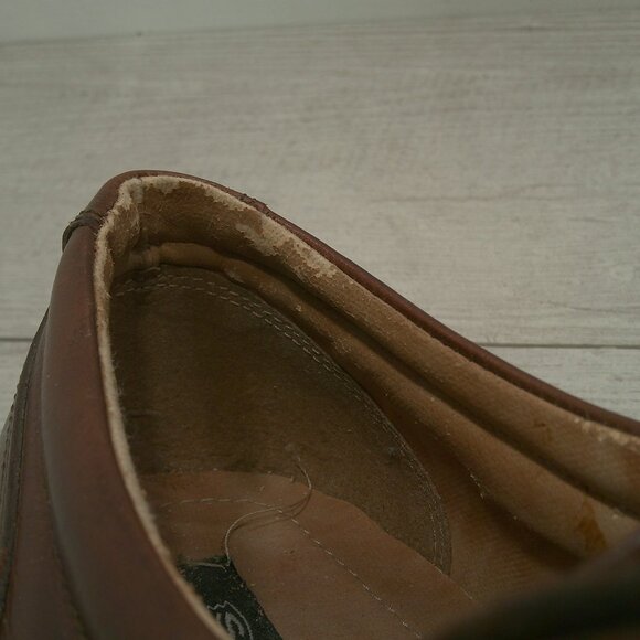 Sketchers Casual Style Brown Leather Lace up Loafer Shoe Made in Italy Size 12 - Picture 14 of 14
